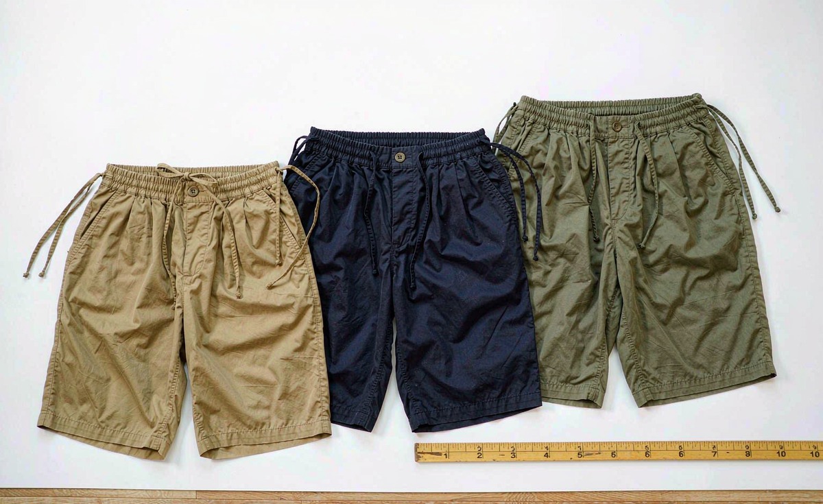 Men's shorts inseam length comparison for hot-weather fit by GorgeousBen