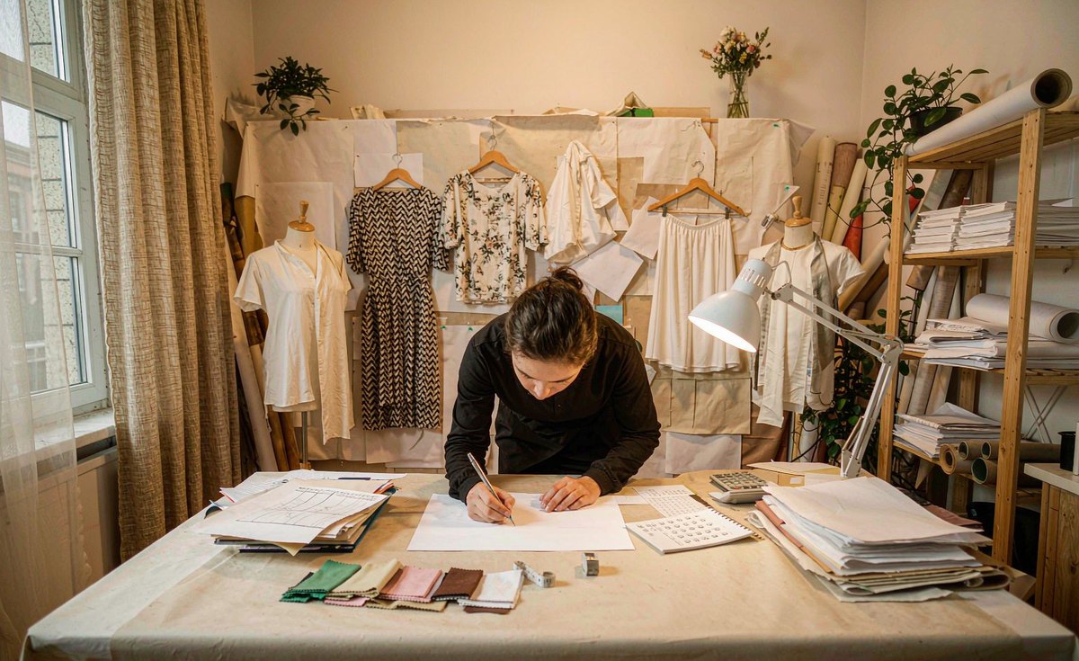 GorgeousBen fabric lead time - merchandiser planning a fabric and production timeline