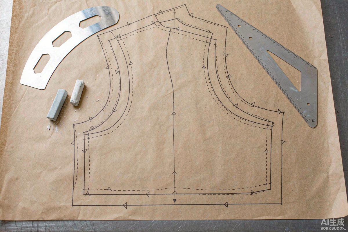 Fabric spreading and cutting table in a garment factory