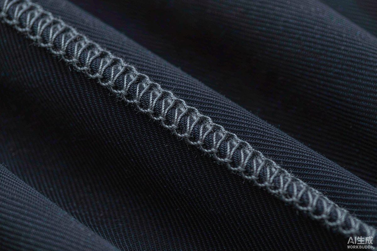 Close-up of garment stitching - GorgeousBen small batch quality control apparel