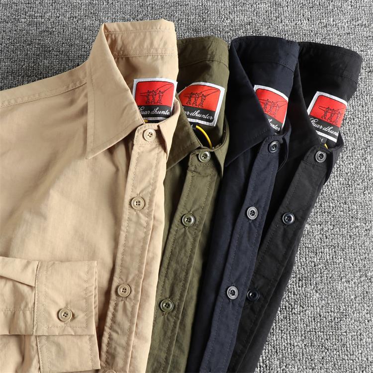 Men's Plaid Outdoor Shirt Jacket - Pocket Detail Overshirt - Image 7