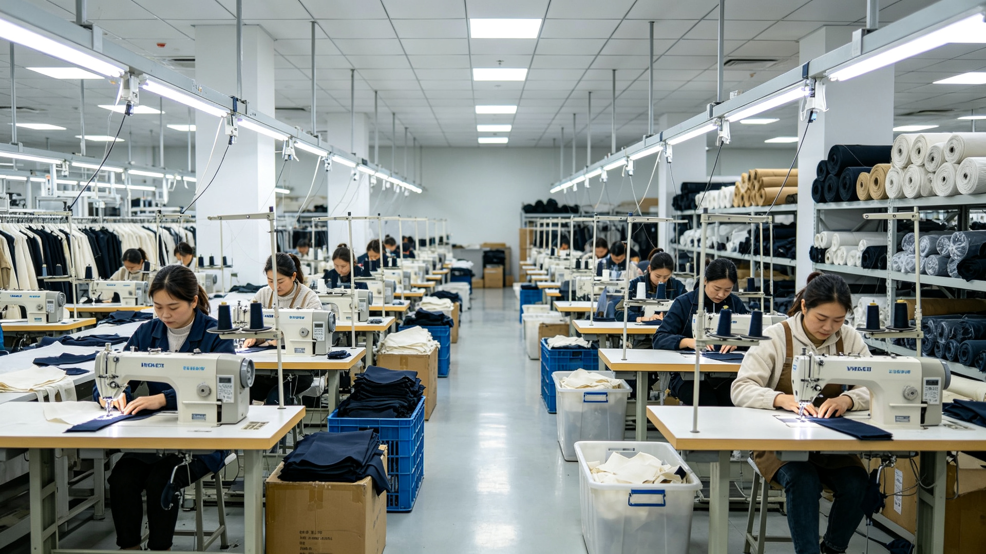 BenClothing sewing workshop - Shishi, Fujian