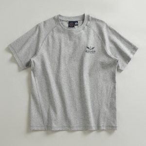 Delicate and Smooth Cotton Fabric, Simple Printed Design, Raglan Sleeves, Short-Sleeved T-Shirt for Men, American Retro Style, Handsome Half-Sleeve