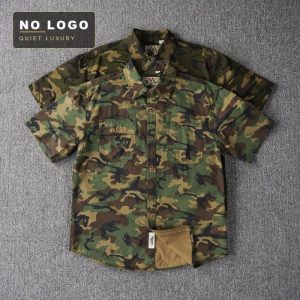 Camouflage shirt: print scale and placement must be specified