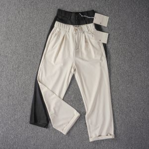 Men's Pleated Ice-Touch Straight Pants - Summer Commuter