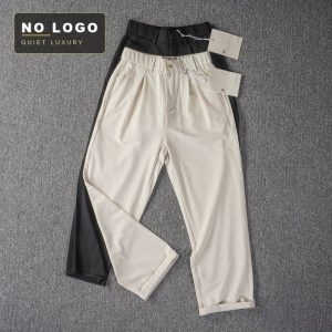 Men's Pleated Ice-Touch Straight Pants - Summer Commuter