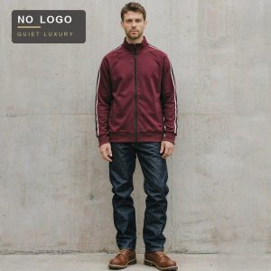 Мужской свитшот с воротником-стойкой на молнии - куртка с лямками High Street
