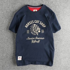 Vintage Native Print Heavyweight Washed Cotton T-Shirt