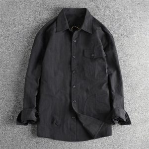 Men's Plaid Outdoor Shirt Jacket - Pocket Detail Overshirt