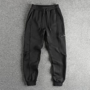 High-End Design Washed Terry Cotton Sweatpants Men's Casual Pants Spring and Summer Loose Jogger Pants Men's Sweatpants