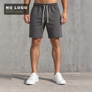 Five Colors European and American Style Basic Pure Color Casual Men's Shorts Washed Tripe Terry Comfortable Summer Sports Pants