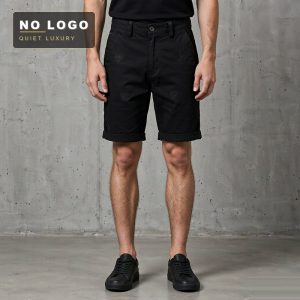 Heavyweight Woven Shorts | Tiger Embroidery | Vintage Wash