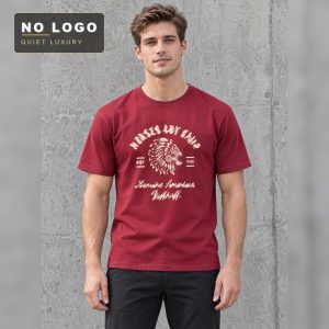 Vintage Native Print Heavyweight Washed Cotton T-Shirt