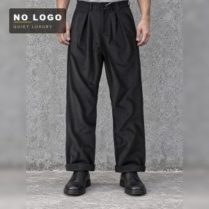 Men's Pleated Ice-Touch Straight Pants - Summer Commuter