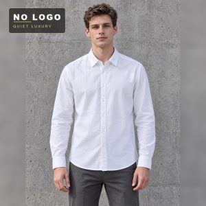 Men's Linen Blend Washed Shirt - Relaxed Artistic Fit