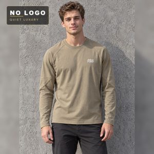 Men's 280G Heavyweight Long Sleeve T-Shirt - Two-Ply Cotton Washed