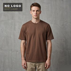 Men's Linen Blend Textured Short Sleeve Tee - Old Money Style